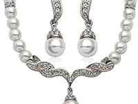 Women Girls Wedding Party Jewelry Gifts&nbsp;Silver