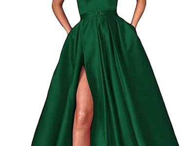 Party Gowns with Slit&nbsp;Pockets